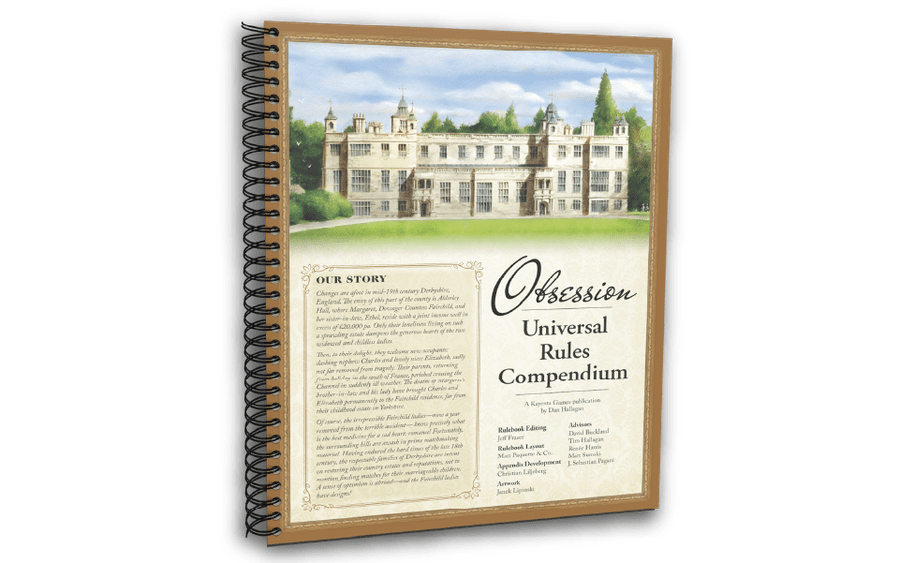 Obsession Universal Rules Compendium Board Games Kayenta Publishing Obsession Universal Rules Compendium
