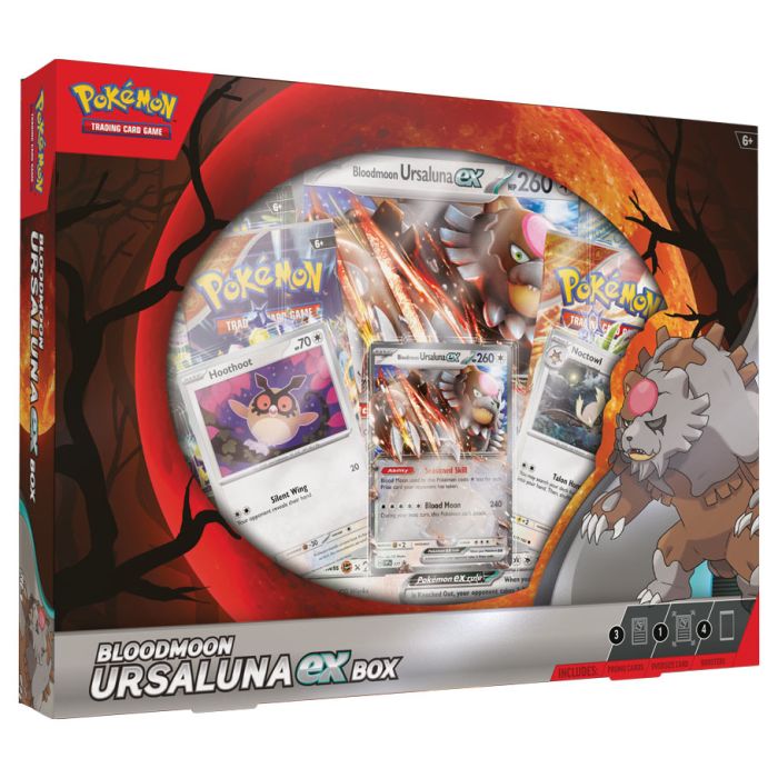 Pokemon TCG: Bloodmoon Ursaluna ex Box Trading Card Games Pokemon USA   