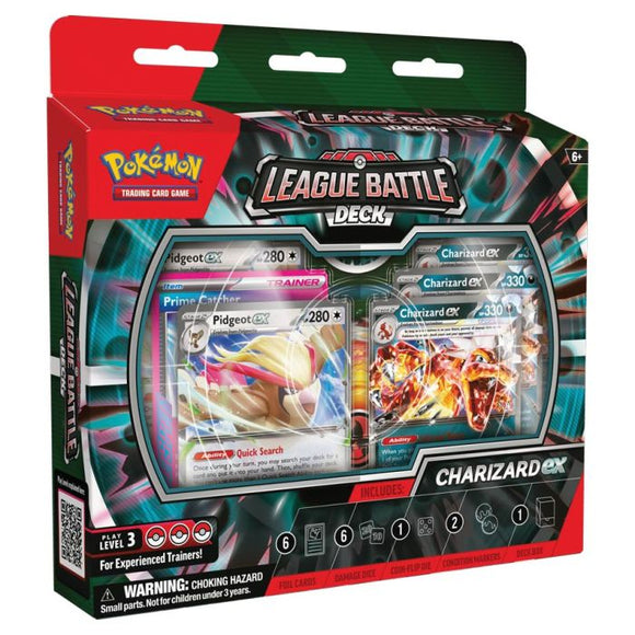 Pokemon TCG: Charizard ex League Battle Deck Trading Card Games Pokemon USA   