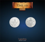 Legendary Metal Coins - Generic Units (4 options) Supplies Drawlab Entertainment