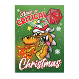 GlassStaff D&D Greeting Cards (11 options) Art & Decor Forged Dice Co Card - Critical Christmas  