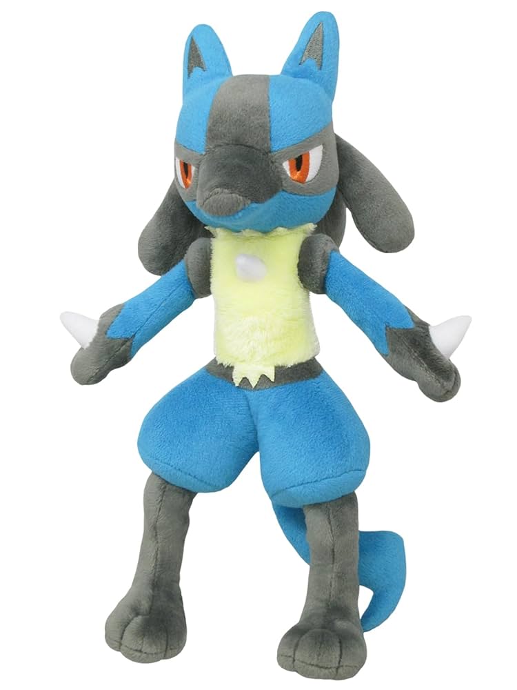 Pokemon Sanei 12" Lucario Plush Plushes JBK International PKMN Sanei Lucario Plush