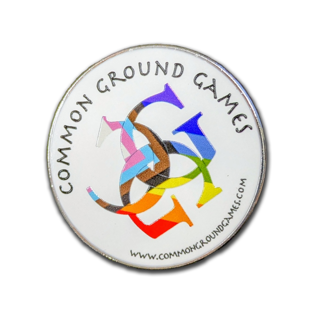 Common Ground Games Progress Pride Pin Clothing & Accessories Foam Brain Games