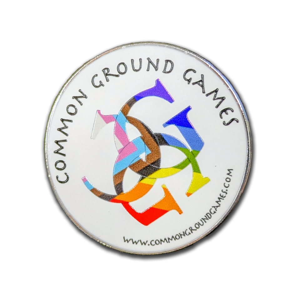 Common Ground Games Progress Pride Pin Clothing & Accessories Foam Brain Games