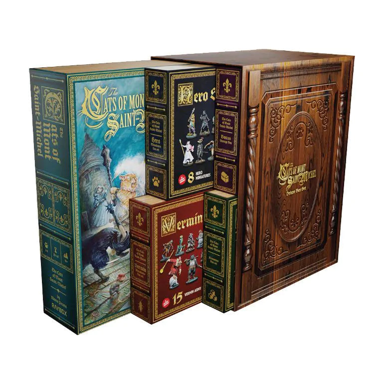 The Cats of Mont Saint Michel: Deluxe Board Games Raybox The Cats of Mont Saint Michel: DLX