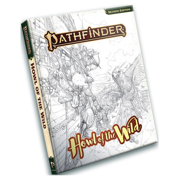Pathfinder 2E Howl of the Wild - Sketch Cover