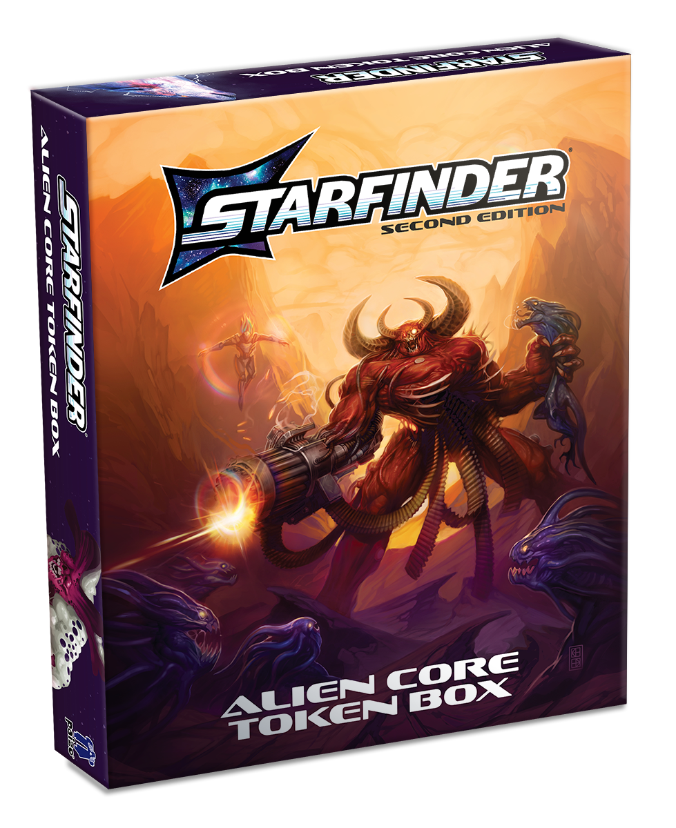 Starfinder 2E Alien Core Token Box Role Playing Games Paizo SF Alien Core Token Box