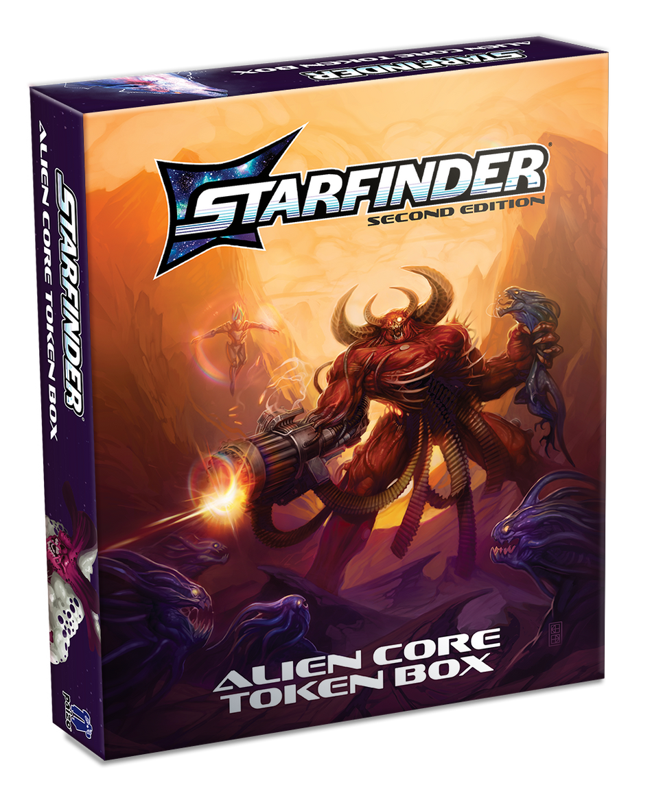 Starfinder 2E Alien Core Token Box Role Playing Games Paizo SF Alien Core Token Box