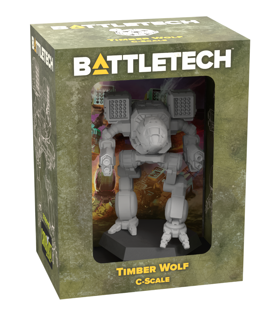 BattleTech: Timber Wolf C-Scale Miniatures Catalyst Game Labs BT Timer Wolf C-Scale