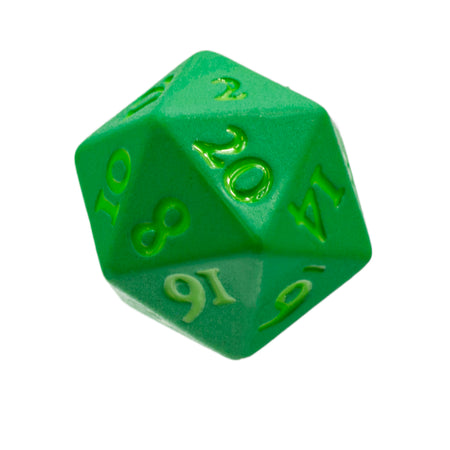 Ultra Pro Heavy Metal Dice (9 Options) Supplies Ultra Pro VIVID HEAVY METAL DICE GREEN