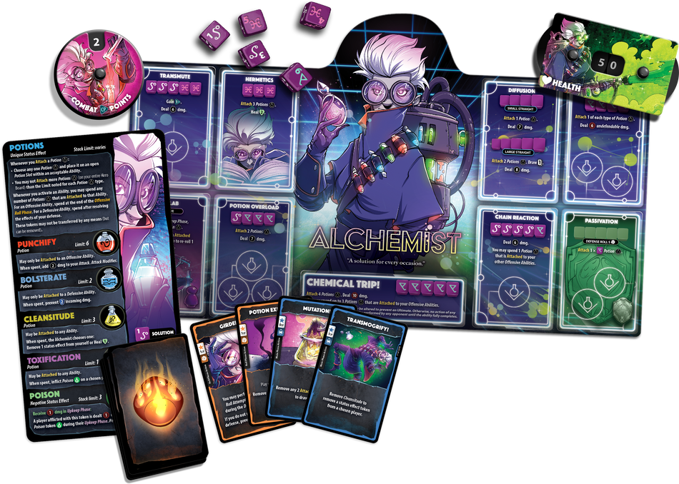 Dice Throne Hero Pack - Alchemist Board Games Roxley Games