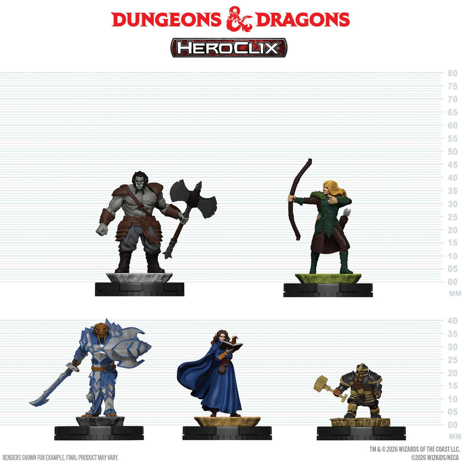 DND HEROCLIX: SERIES ONE BOOSTER Board Games WizKids DND HEROCLIX: SERIES ONE BOOSTER