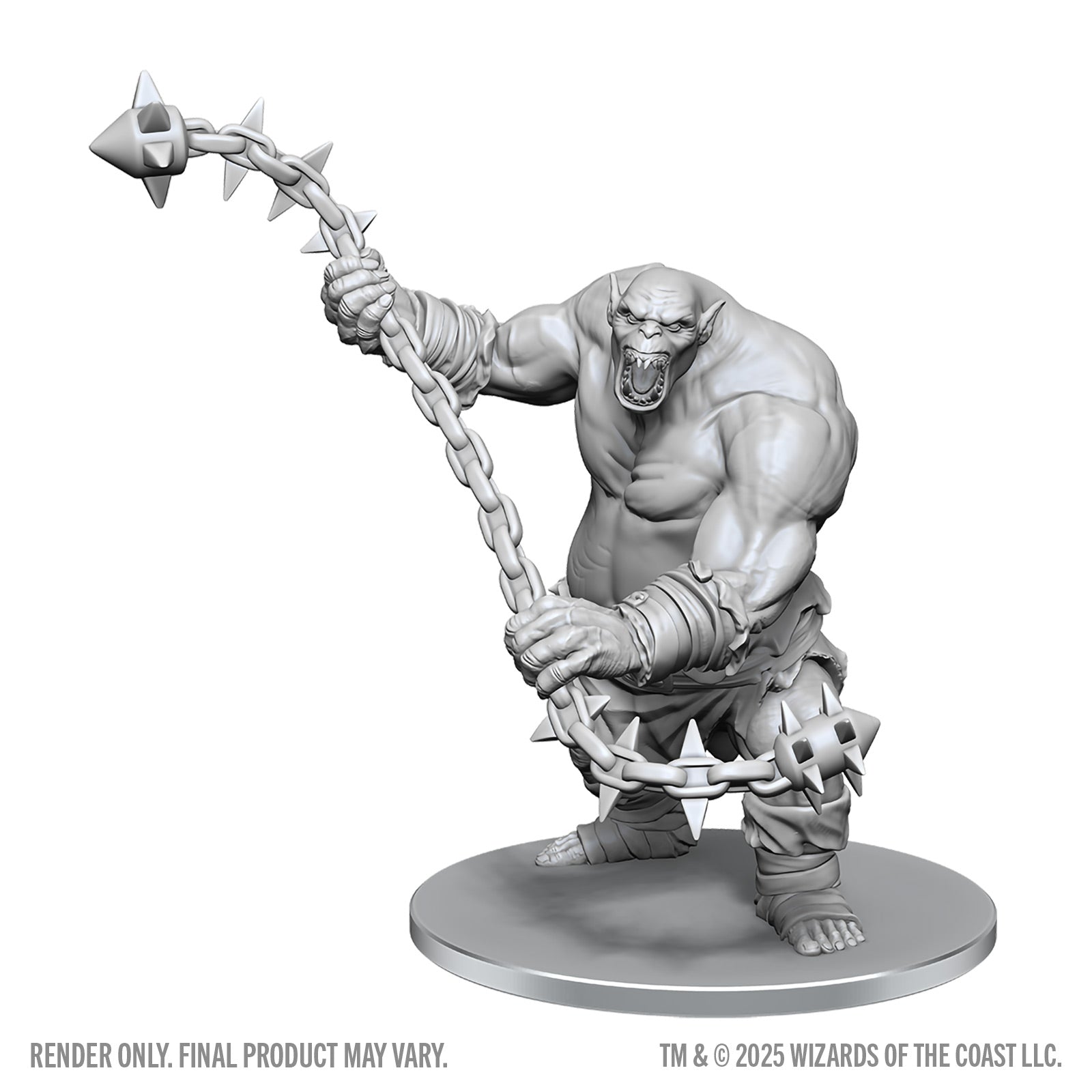 D&D: Nolzur's Marvelous Unpainted Miniatures Ogre Chain Brute Miniatures WizKids NPC Ogre Chain Brute