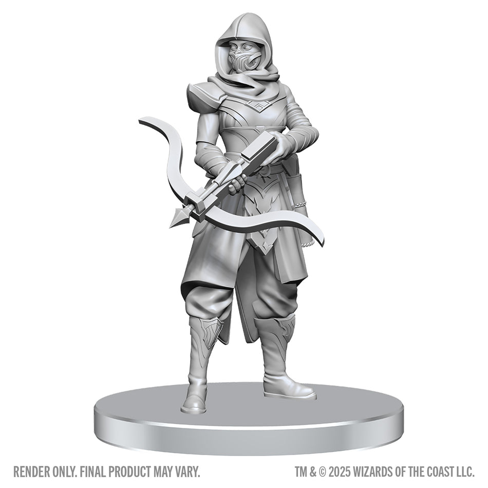 Dungeons & Dragons: Nolzur`s Marvelous Unpainted Miniatures - W28 Assassin & Berserker Miniatures WizKids D&D Assassin & Berserker