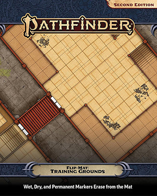 Pathfinder RPG: Flip-Mat - Training Grounds RPG Maps Paizo PF2 FlipMat Training Grounds
