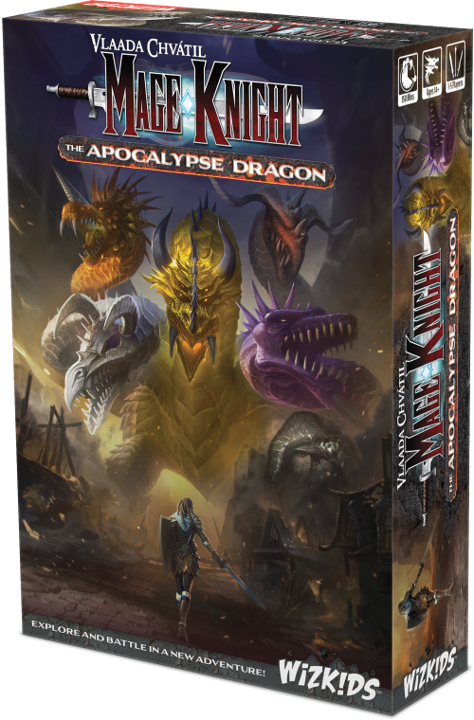 Mage Knight The Apocalypse Dragon Expansion Miniatures WizKids Mage Knight TAD Expansion