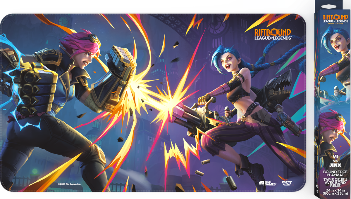 RIFTBOUND TCG: LEAGUE OF LEGENDS: SET 4 VENDETTA PLAYMAT (4 OPTIONS) Trading Card Games UVS Games RB PM VI VS JINX