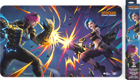 RIFTBOUND TCG: LEAGUE OF LEGENDS: SET 4 VENDETTA PLAYMAT (4 OPTIONS) Trading Card Games UVS Games RB PM VI VS JINX