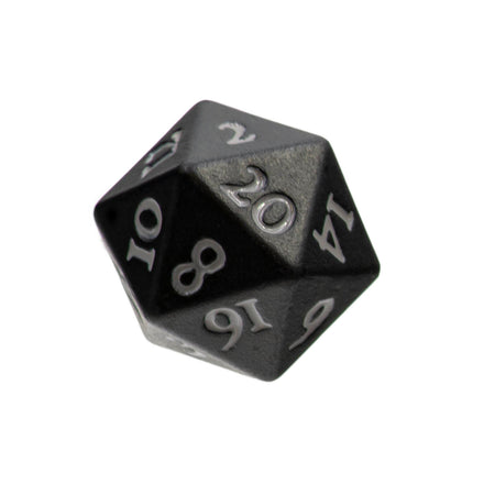 Ultra Pro Heavy Metal Dice (9 Options) Supplies Ultra Pro VIVID HEAVY METAL DICE BLACK