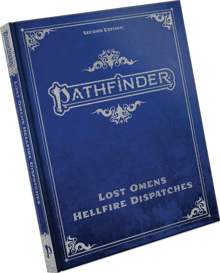Pathfinder RPG: Lost Omens - Hellfire Dispatches Hardcover (Special Edition) Board Games Paizo PF Lost Omens - Hellfire Dispatches (SE) (HB)