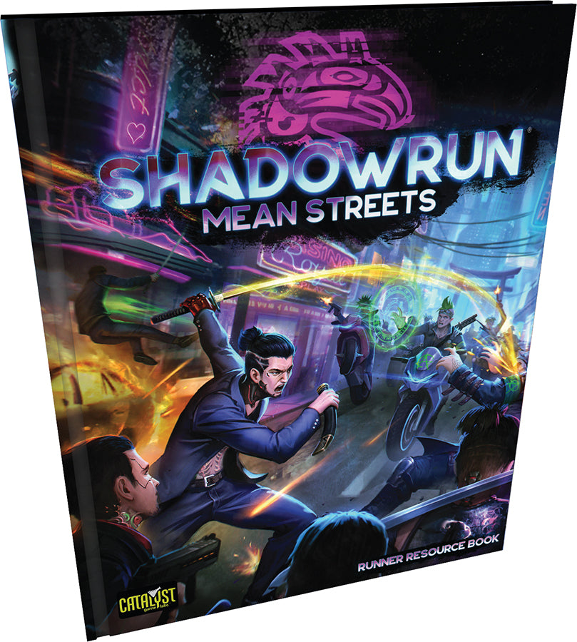 Shadowrun RPG: Mean Streets Role Playing Games Catalyst Game Labs SR Mean Streets