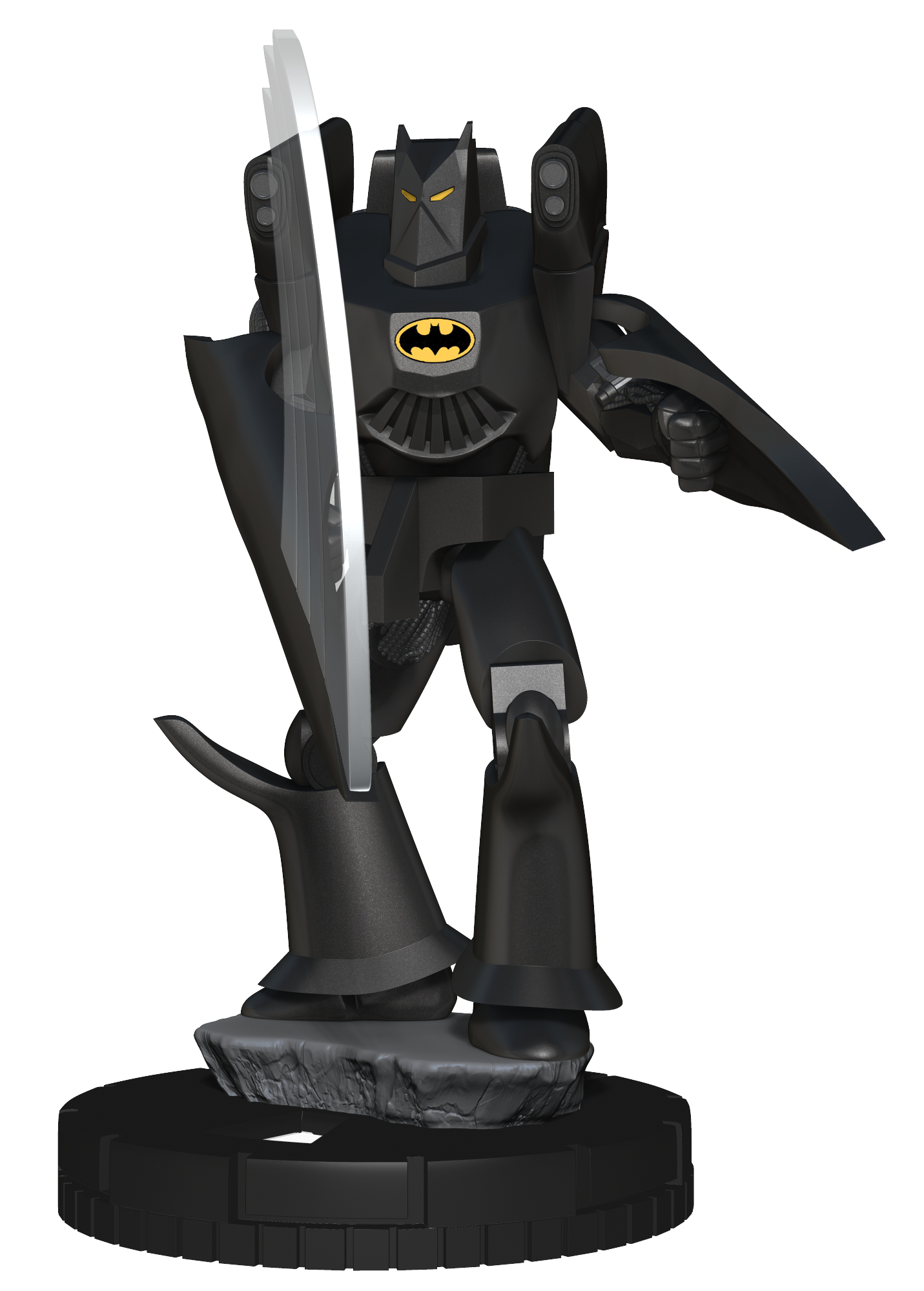 DC Hero Clix Fight for Gotham City Bat-Knight Miniatures WizKids DC HC FfGC Bat-Knight