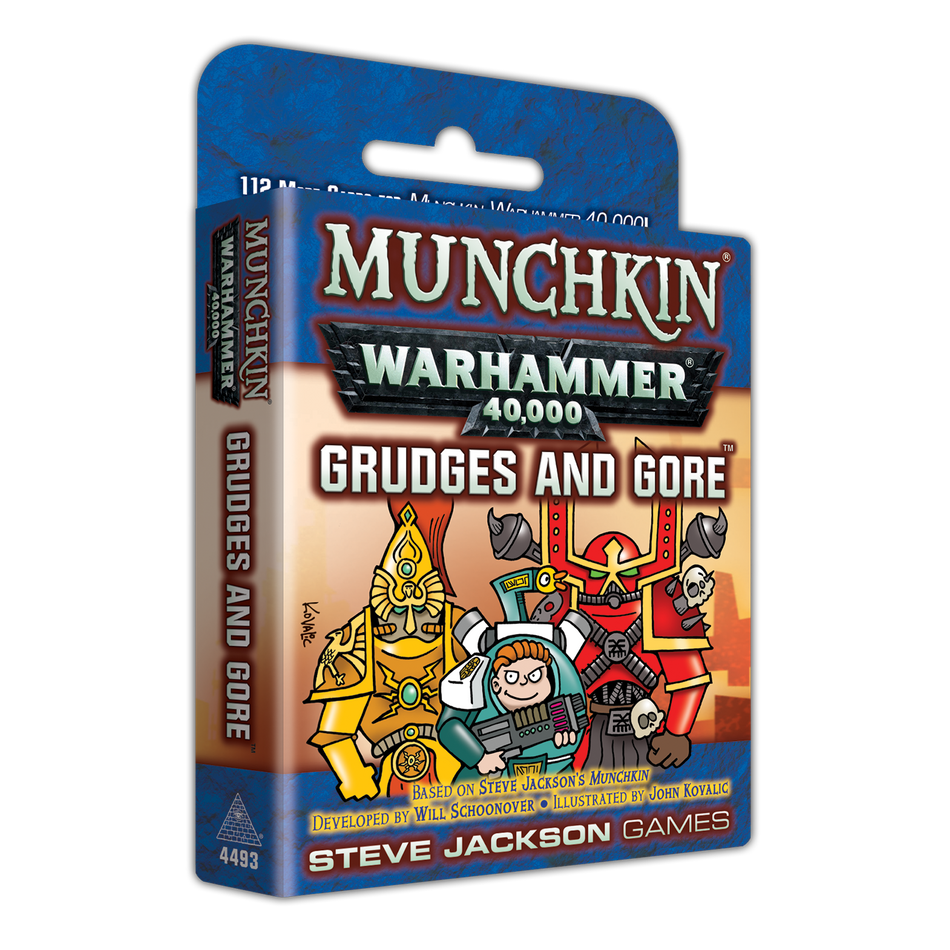 Munchkin Warhammer 40,000 - Grudges and Gore Card Games Steve Jackson Games Munkchkin W40k Grudges and Gore