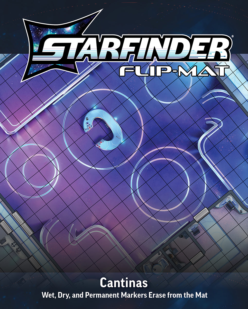 Starfinder Flip-Mat: Cantina RPG Maps Paizo SF FM Cantina