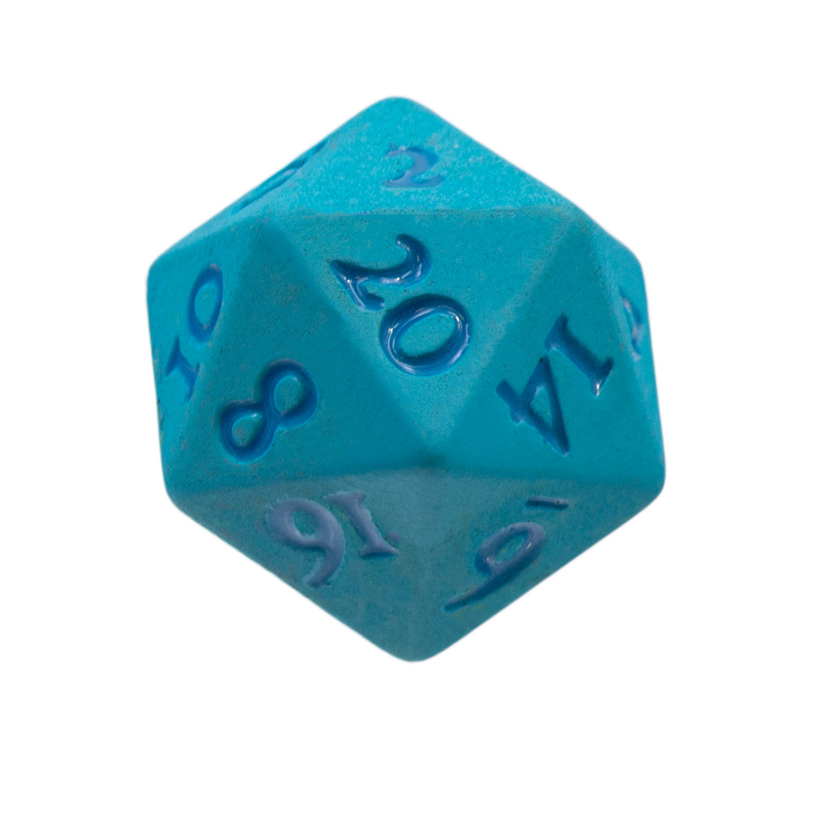 Ultra Pro Heavy Metal Dice (9 Options) Supplies Ultra Pro VIVID HEAVY METAL DICE LIGHT BLUE