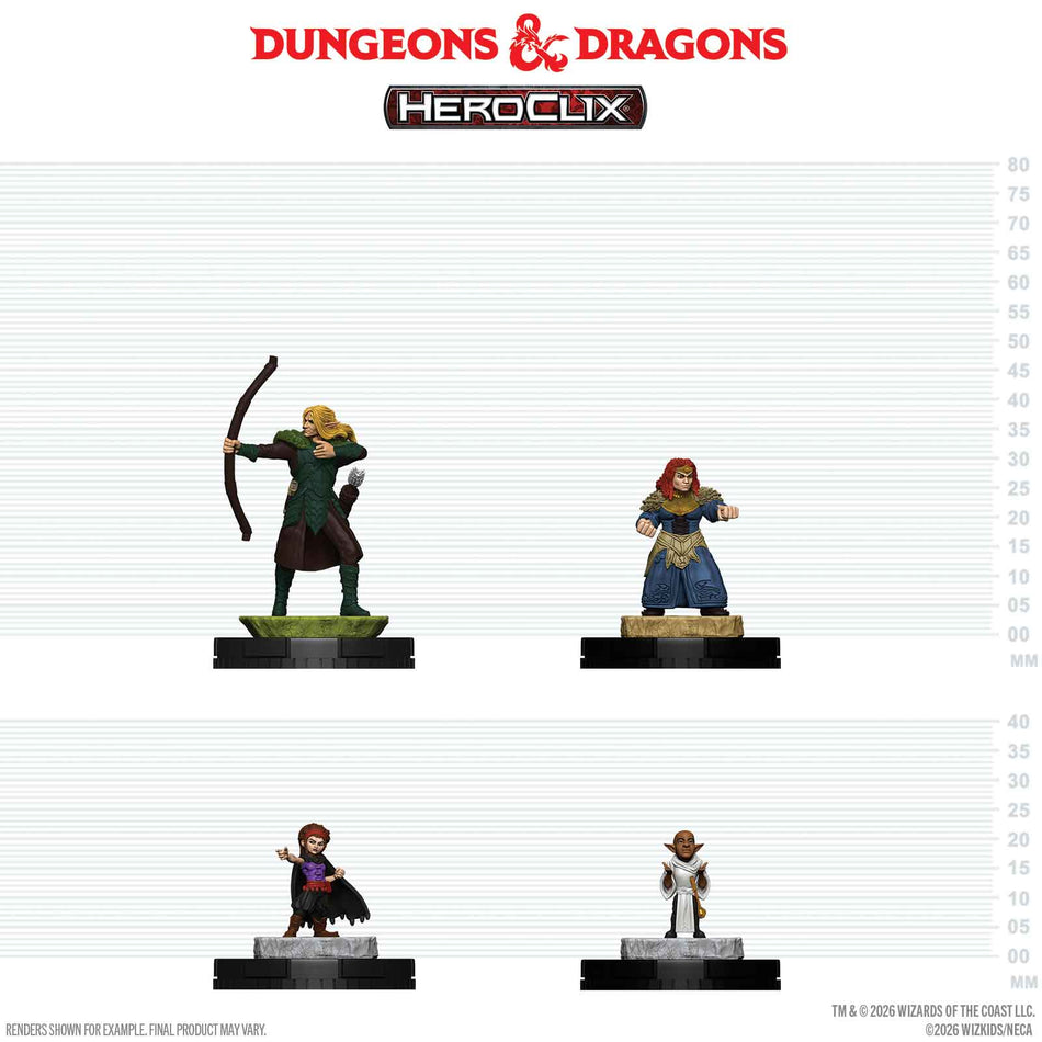 DND HEROCLIX 400: ADVENTURING PARTY 1 Board Games WizKids DND HEROCLIX 400: ADVENTURING PARTY 1