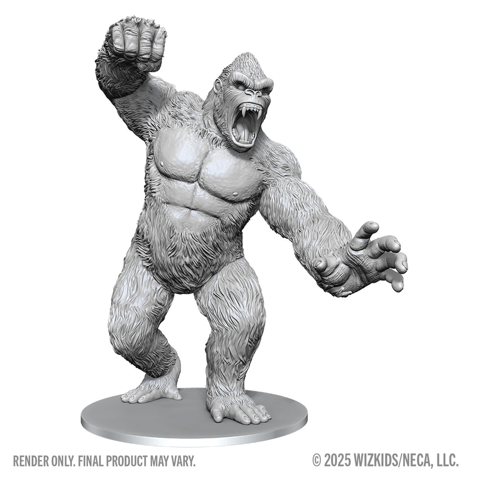 WizKids Deep Cuts Unpainted Miniatures: W28 Kong Miniatures WizKids WZK Kong