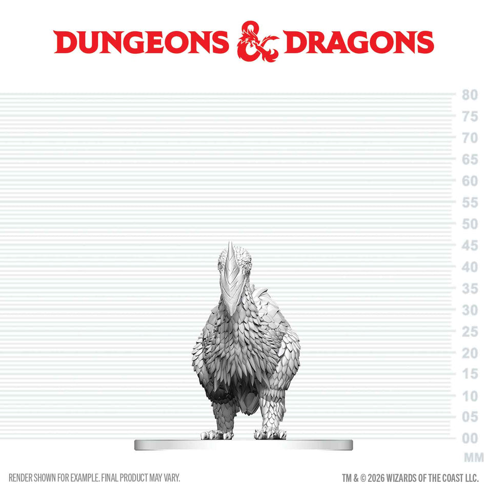 D&D Nolzur's Unpainted Miniatures W29 AXE BEAK Miniatures WizKids D&D NUM W29 AXE BEAK