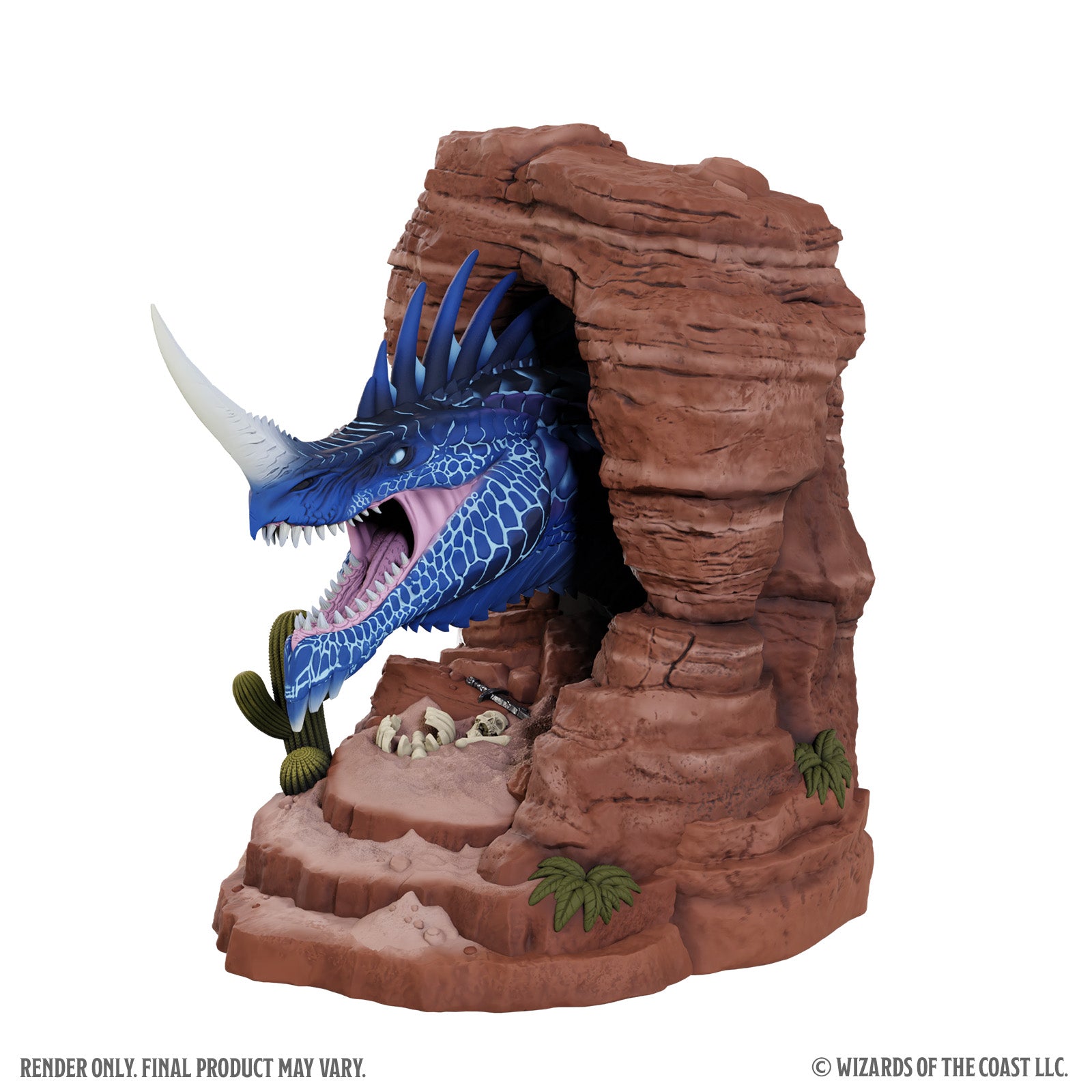 Dungeons & Dragons: Bookends (3 Options) Supplies WizKids Blue Dragon