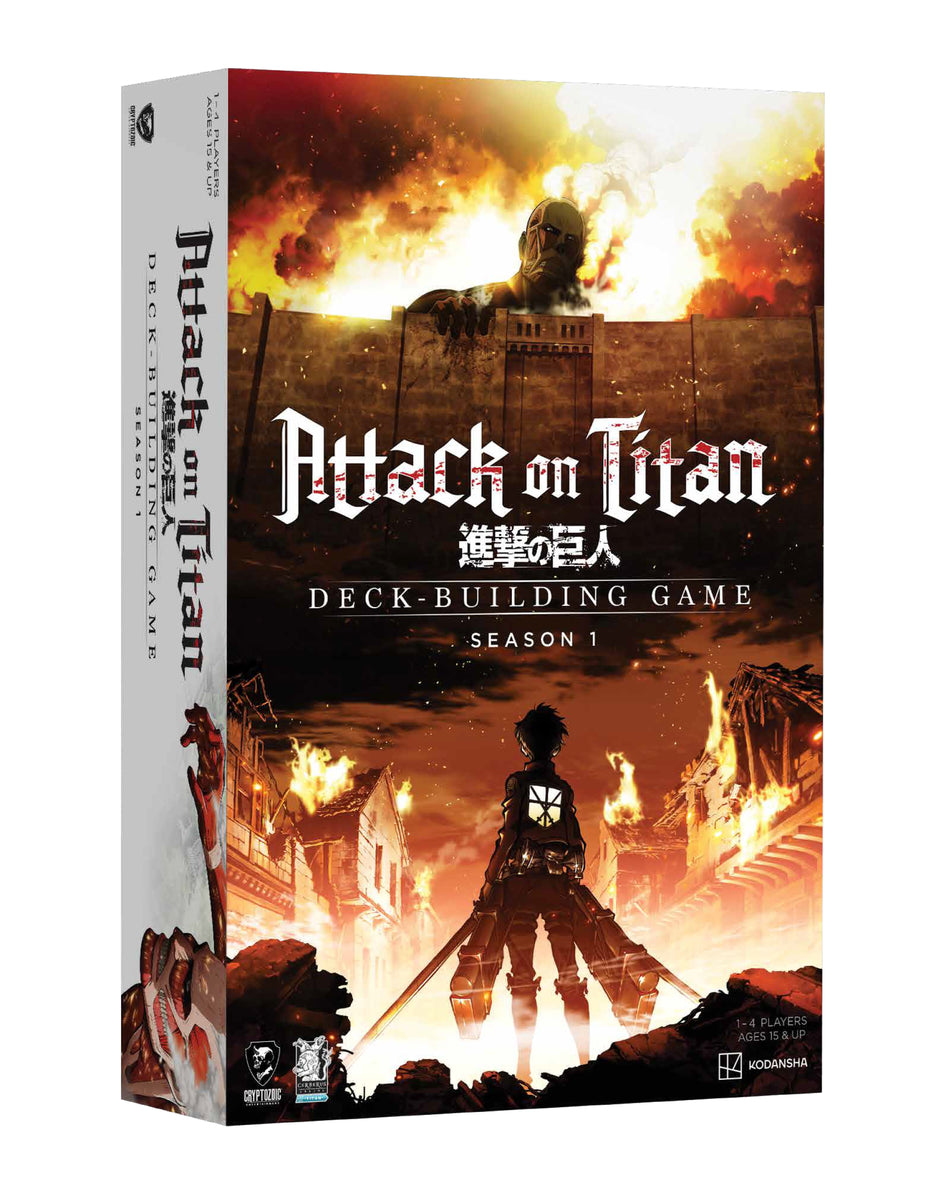 Attack on Titan Deck-Building Game Season 1 Role Playing Games Cryptozoic Entertainment Attack on Titan DBG S1