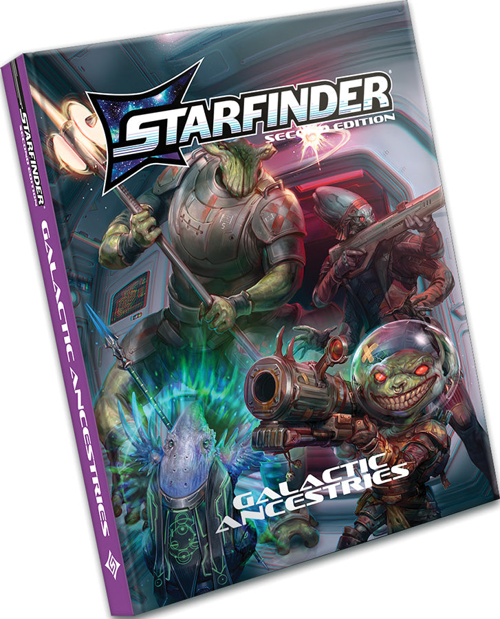 Starfinder: Galactic Ancestries Hardcover Board Games Paizo SF Galactic Ancestries Retail (HB)