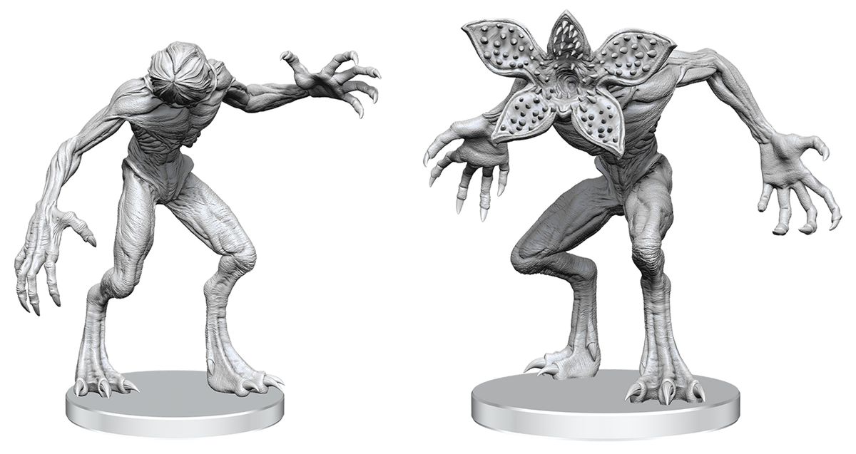 D&D Unpainted Minis Demogorgons Miniatures WizKids D&D Minis Demogorgon