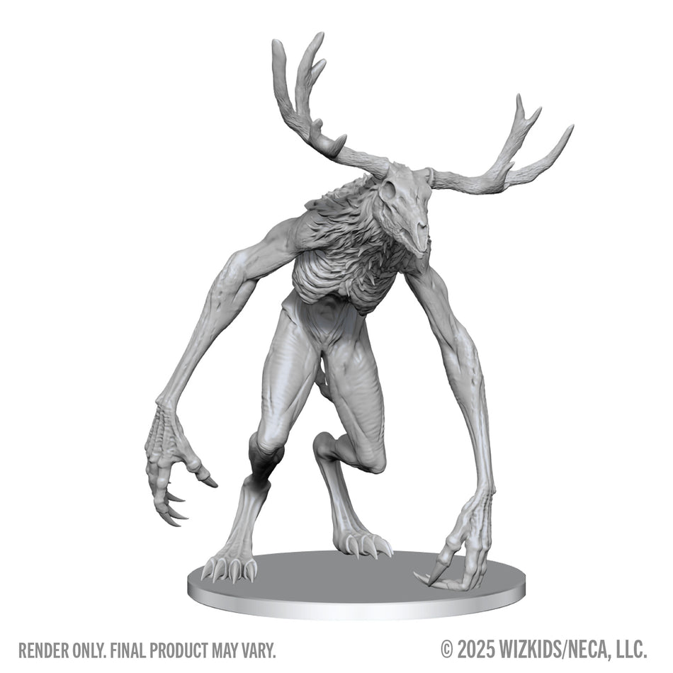 WizKids Deep Cuts Unpainted Miniatures: W28 Wendigo Miniatures WizKids WZK Wendigo