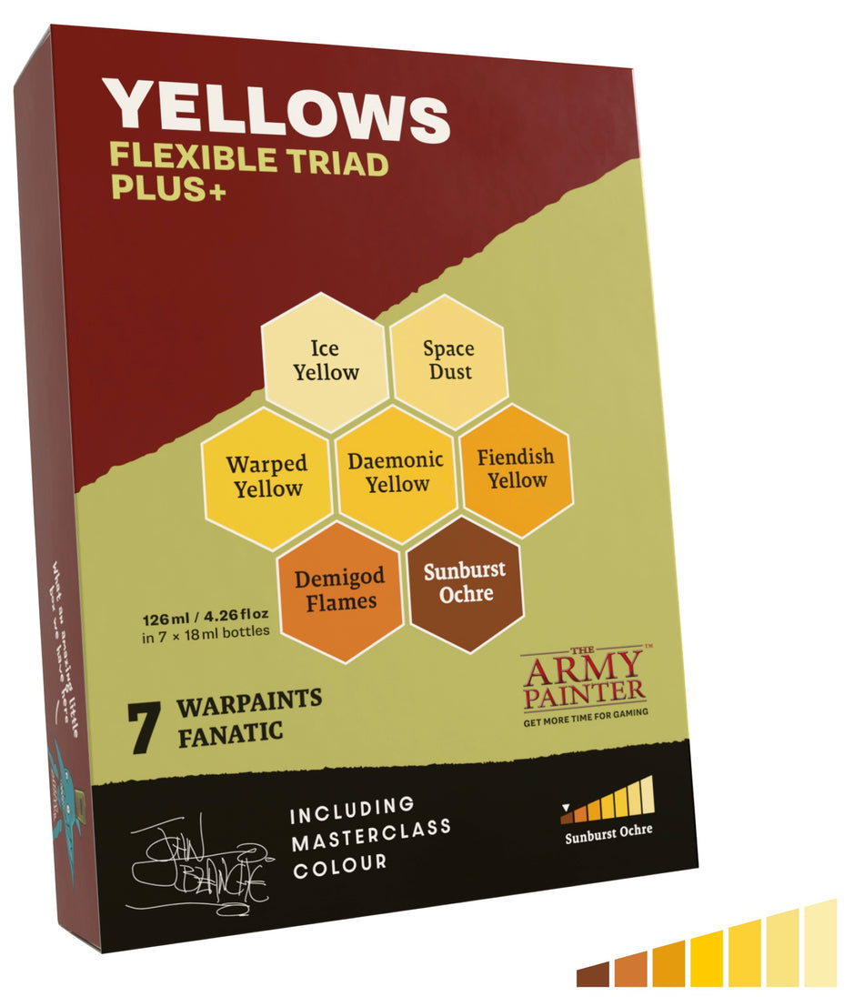 Warpaints Fanatic: Triad PLUS+ Yellows Paints Army Painter WF Triad + Yellow
