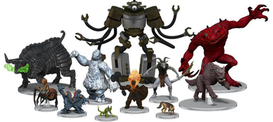 D&D Icons of the Realm: Monster Menagerie Revisited Miniatures WizKids D&D Icons Monster Menagerie Brick