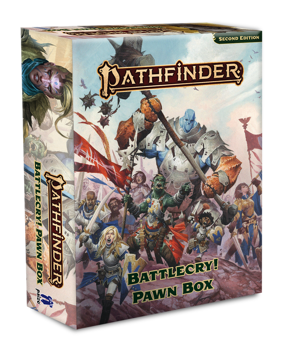 Pathfinder 2E Battlecry! Pawn Box RPG Maps Paizo PF Battlecry! Pawn Box