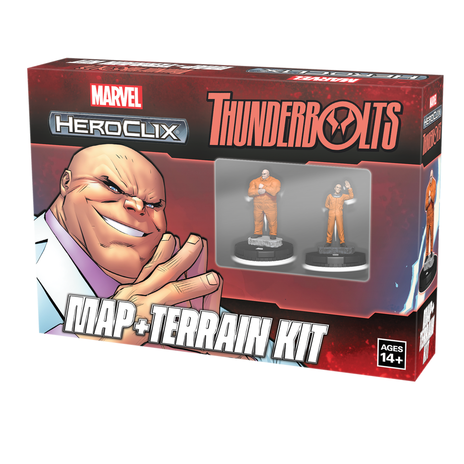 Marvel HeroClix: Thunderbolts Map and Terrain Kit Miniatures WizKids Heroclix Thunderbolts Map
