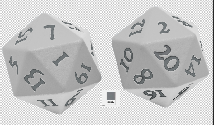 Ultra Pro Heavy Metal Dice (9 Options) Supplies Ultra Pro VIVID HEAVY METAL DICE WHITE