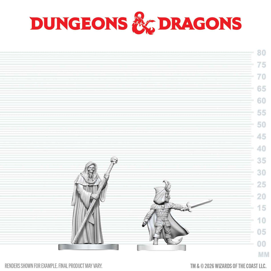 D&D Nolzur's Unpainted Miniatures W29 CULTIST OF BHAAL N CULTIST OF MYRKUL Miniatures WizKids D&D NUM W29 CULT BHAAL N CULT MYRKUL