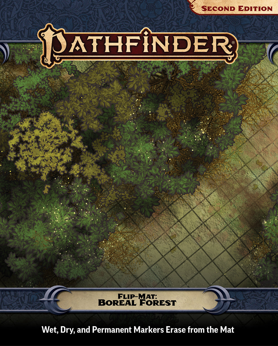 Pathfinder Flip-Mat Boreal Forest RPG Maps Paizo PF FM Boreal Forest