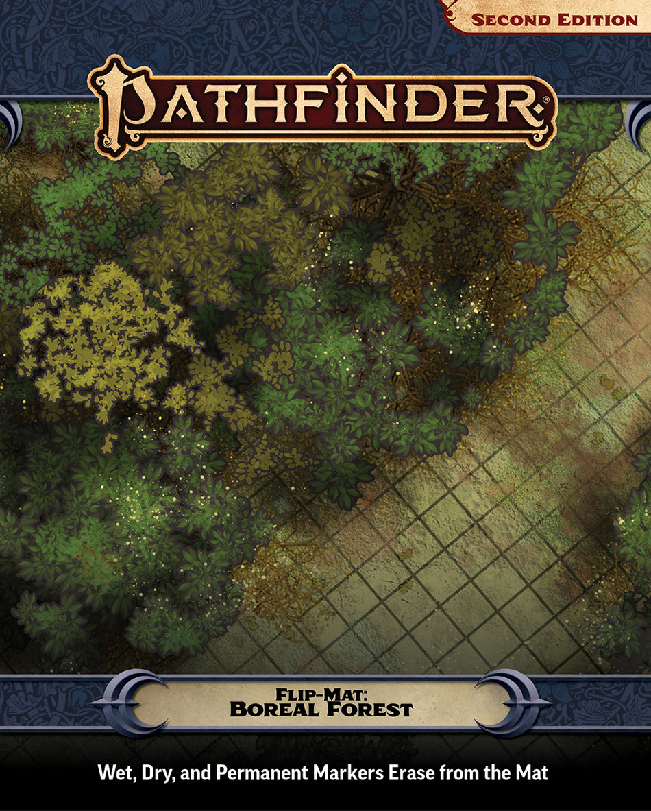 Pathfinder Flip-Mat Boreal Forest RPG Maps Paizo PF FM Boreal Forest