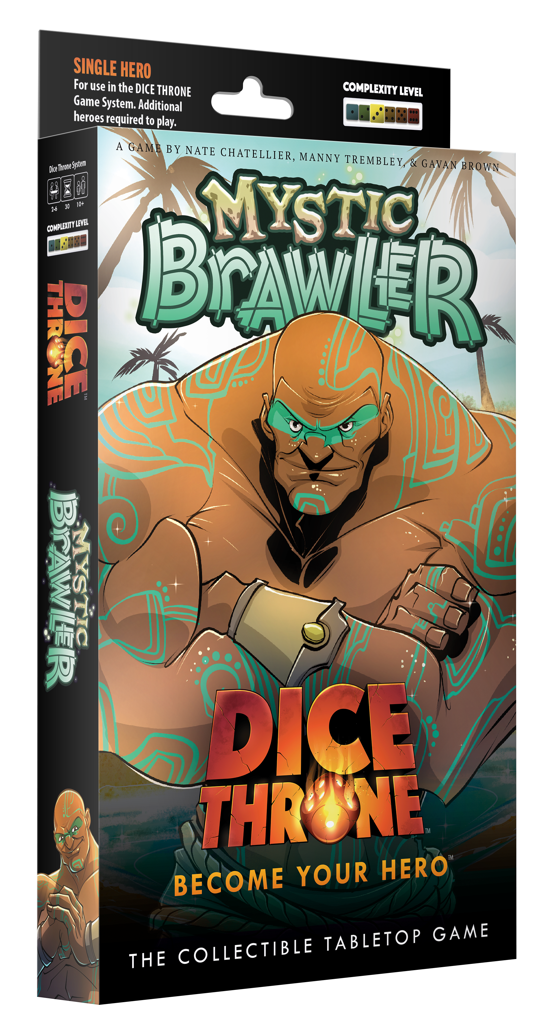 Dice Throne Hero Pack - Mystic Brawler Board Games Roxley Games DT Hero Pack Mystic Brawler