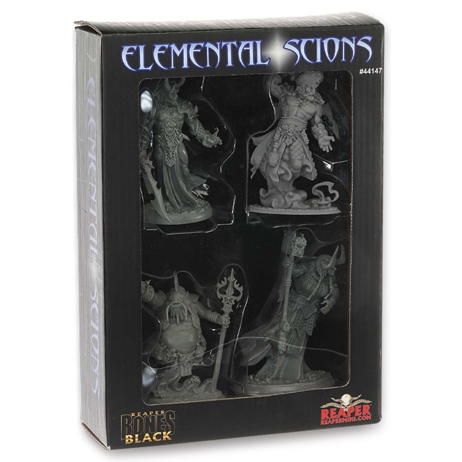 Reaper Bones Black: Elemental Scions Miniatures Reaper Miniatures