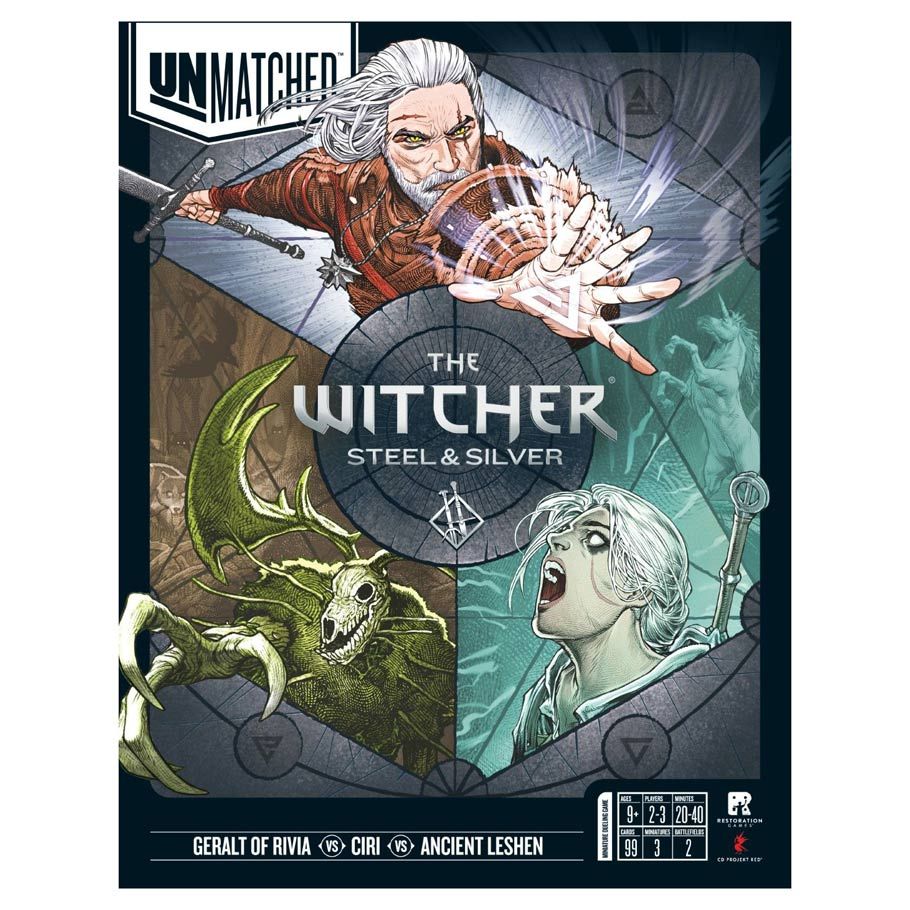 Unmatched The Witcher: Steel & Silver Board Games Restoration Games