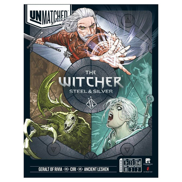 Unmatched The Witcher: Steel & Silver Board Games Restoration Games