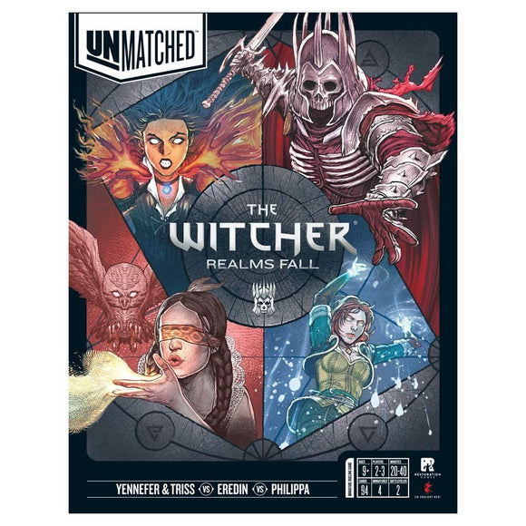 Unmatched The Witcher: Realms Fall Board Games Restoration Games